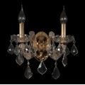 Бра Crystal Lux Ines AP2 Gold/Transparent