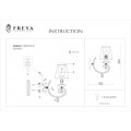 Бра Freya Gretchen FR2305-WL-01-BR