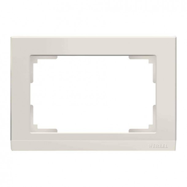 Рамка для двойной розетки Werkel Stark слоновая кость WL04-Frame-01-DBL-ivory 4690389146176