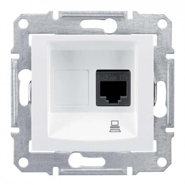 Розетка компьютерная RJ45 Schneider Electric Sedna STP SDN4900121