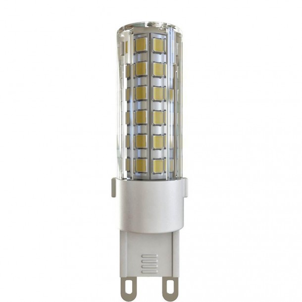 Лампа светодиодная G9 6W 2800К кукуруза прозрачная VG9-K1G9warm6W 7034