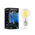 Лампа светодиодная Voltega E27 7W 4000K прозрачная VG10-A60E27cold7W-F 7141
