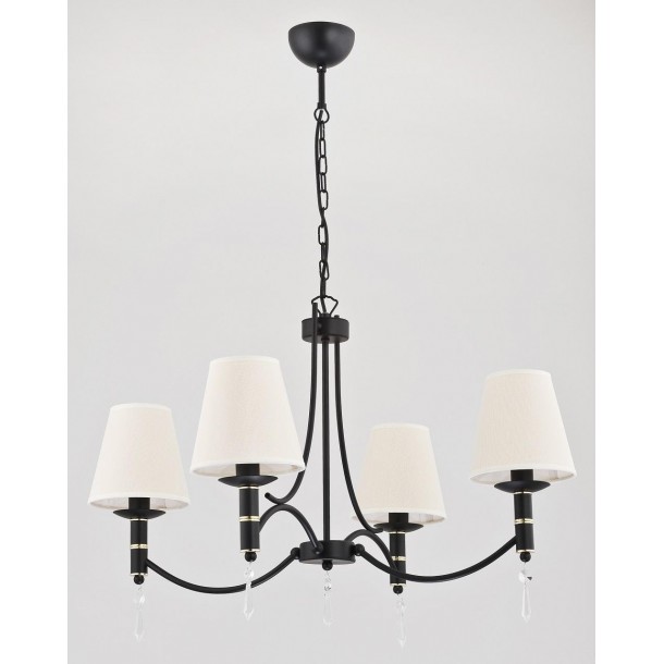 Подвесная люстра Alfa Abil Black Gold 23004