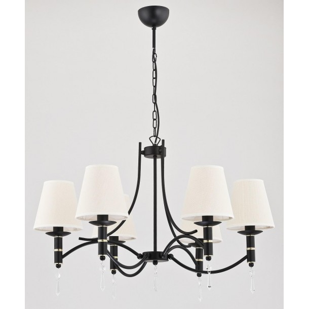 Подвесная люстра Alfa Abil Black Gold 23006