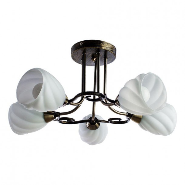 Потолочная люстра Arte Lamp Swirls A6253PL-5BA