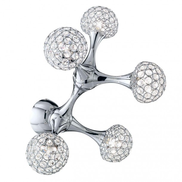 Потолочная люстра Ideal Lux Nodi Crystal PL5