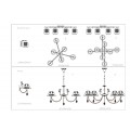 Потолочная люстра Rivoli Multistrato 3024-308 Б0038056