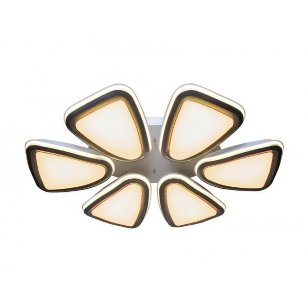 Потолочная светодиодная люстра Ambrella light Orbital Granule FG1014/6 WH/SL 410W D1040*800