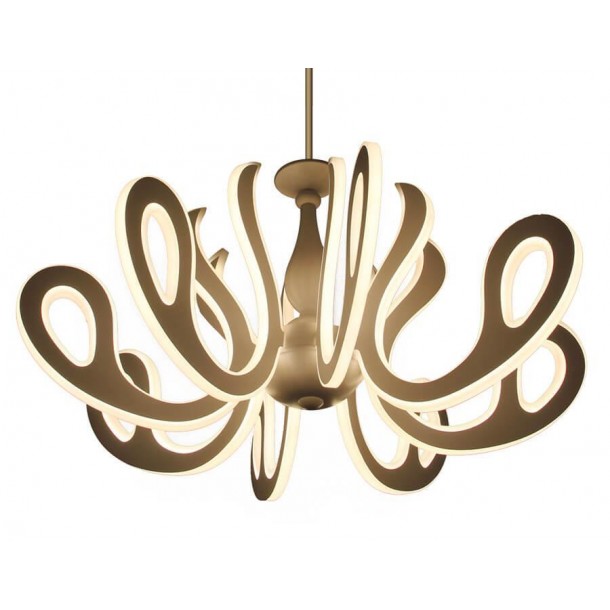 Потолочная светодиодная люстра Ambrella light Orbital Classic FK82/8 WH 504W D820