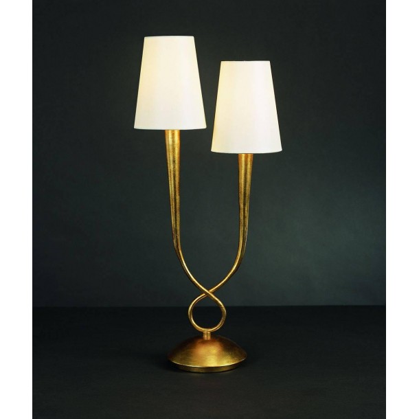 Настольная лампа Mantra Paola Painted Gold 3546