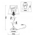 Настольная лампа Rivoli Farfalla 2014-501 Б0038413