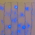 Светодиодная гирлянда Занавес 1x3м 300LED синяя без мерцания 05-1744