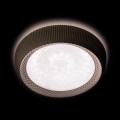 Потолочный светодиодный светильник Ambrella light Orbital Crystal Sand FS1240 WH/SD 48W D500