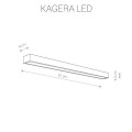 Настенный светодиодный светильник Nowodvorski Kagera Led 9502