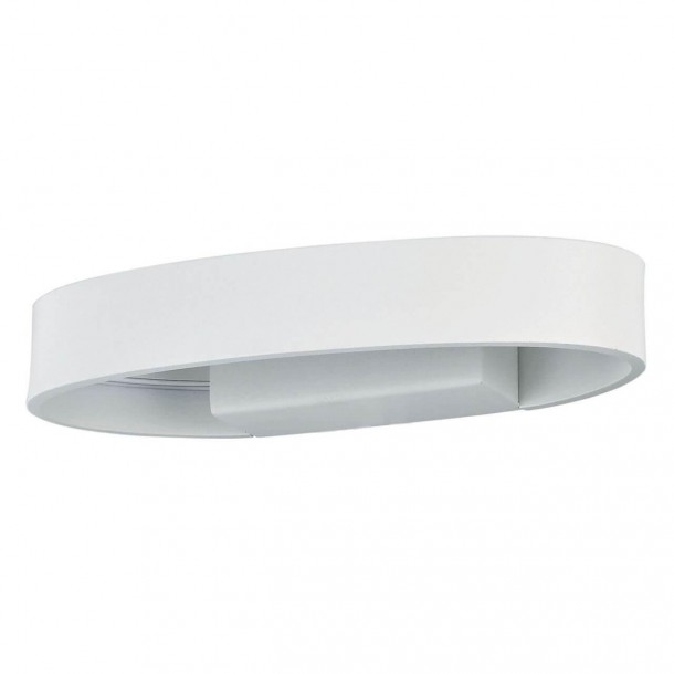 Настенный светодиодный светильник Ideal Lux Zed Ap Oval Bianco