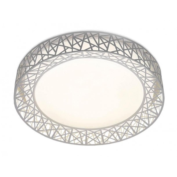 Потолочный светодиодный светильник Ambrella light Orbital Design F122 WH 72W D450