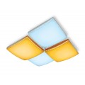 Потолочный светодиодный светильник Ambrella light Orbital Parrus FP2324 WH 128W D480*480