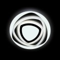 Потолочный светодиодный светильник Ambrella light Orbital Acrylic FA90 WH 140W D500