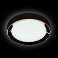 Потолочный светодиодный светильник Ambrella light Orbital Crystal Sand FS1212 WH/CH 64W+23W D500