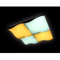 Потолочный светодиодный светильник Ambrella light Orbital Parrus FP2354 WH 128W D480*480