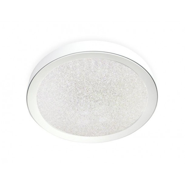 Потолочный светодиодный светильник Ambrella light Orbital Crystal Sand FS1214 WH/WH 96W+31W D650