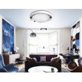 Потолочный светодиодный светильник Ambrella light Orbital Crystal Sand FS1214 WH/WH 96W+31W D650