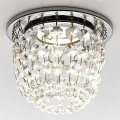 Встраиваемый светильник Ambrella light Crystal K2075 CH/CL