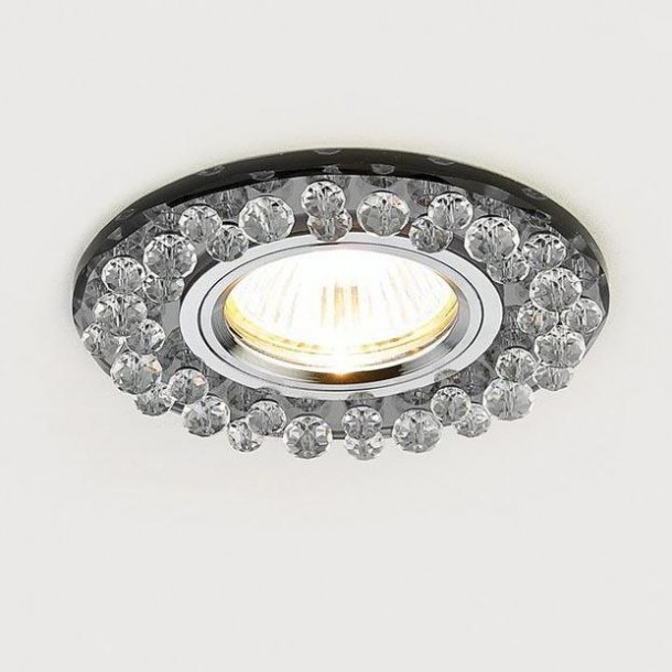 Встраиваемый светильник Ambrella light Crystal K230 BK