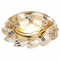 Встраиваемый светильник Ambrella light Crystal K306 CL/G