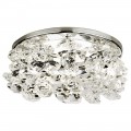 Встраиваемый светильник Ambrella light Crystal K308 CL/CH