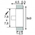 Встраиваемый светильник SLV Flat Frame Curve 112772