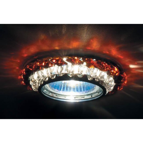 Встраиваемый светильник Donolux DL062.02.1/7 crystal/topaz