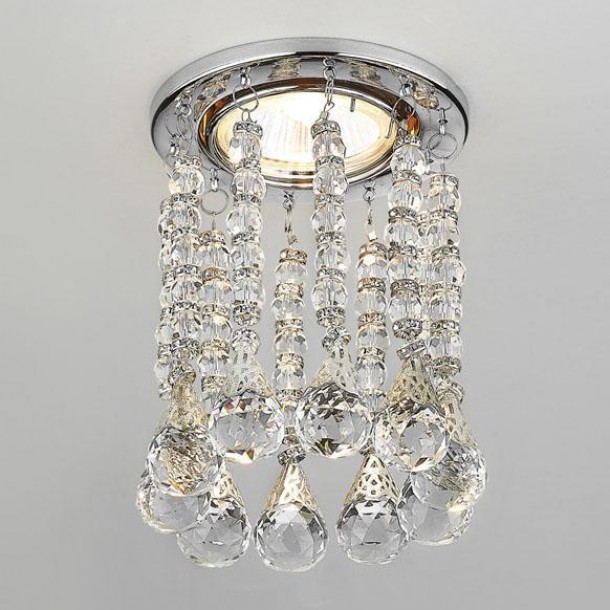Встраиваемый светильник Ambrella light Crystal K2241 CL/CH