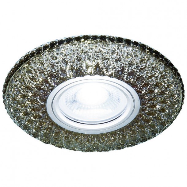 Встраиваемый светодиодный светильник Ambrella light Led S333 BK/CLD