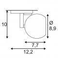 Трековый светильник SLV 1Phase-Track Light Eye 1 GU10 144010