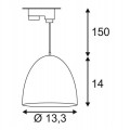 Трековый светильник SLV 3Ph Para Cone 14 153141