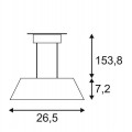 Трековый светодиодный светильник SLV 1Phase-Track Wave PD 144001