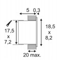 Встраиваемый светодиодный светильник SLV Bedside Left 146242