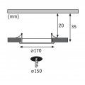 Встраиваемый светодиодный светильник Paulmann Quality Line Panel 92062