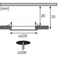 Встраиваемый светодиодный светильник Paulmann Quality Line Panel 92063