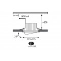 Встраиваемый светодиодный светильник Paulmann Helia 99879