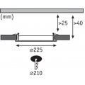 Встраиваемый светодиодный светильник Paulmann Smart Panel 50026