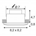 Уличный светодиодный светильник SLV Out 65 Square Led Set 114470